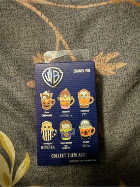 Warner Bros. Blue Halloween Character Enamel Pin Card